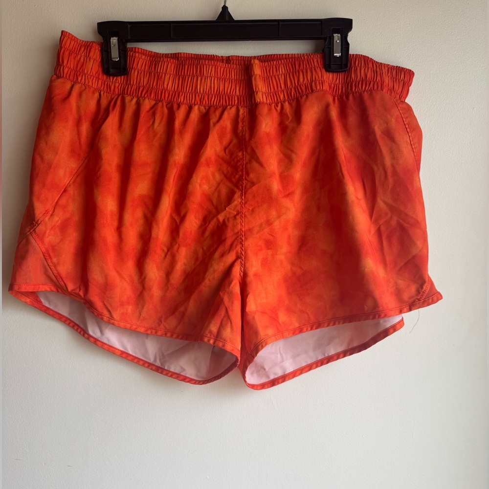 All in Motion Women's Fiery Orange Athletic Shorts XL